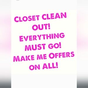 Closet Clean Out Sign